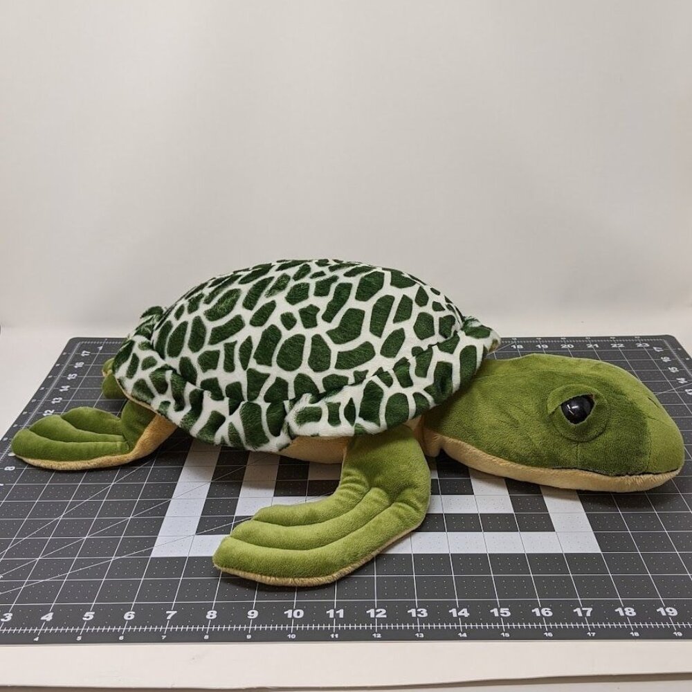 Large Plush Green Sea Turtle Stuffed Animal Toy By Wild Republic PA05